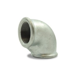 FIG 90 - Coude 90°, Femelle/Femelle, galvanisé