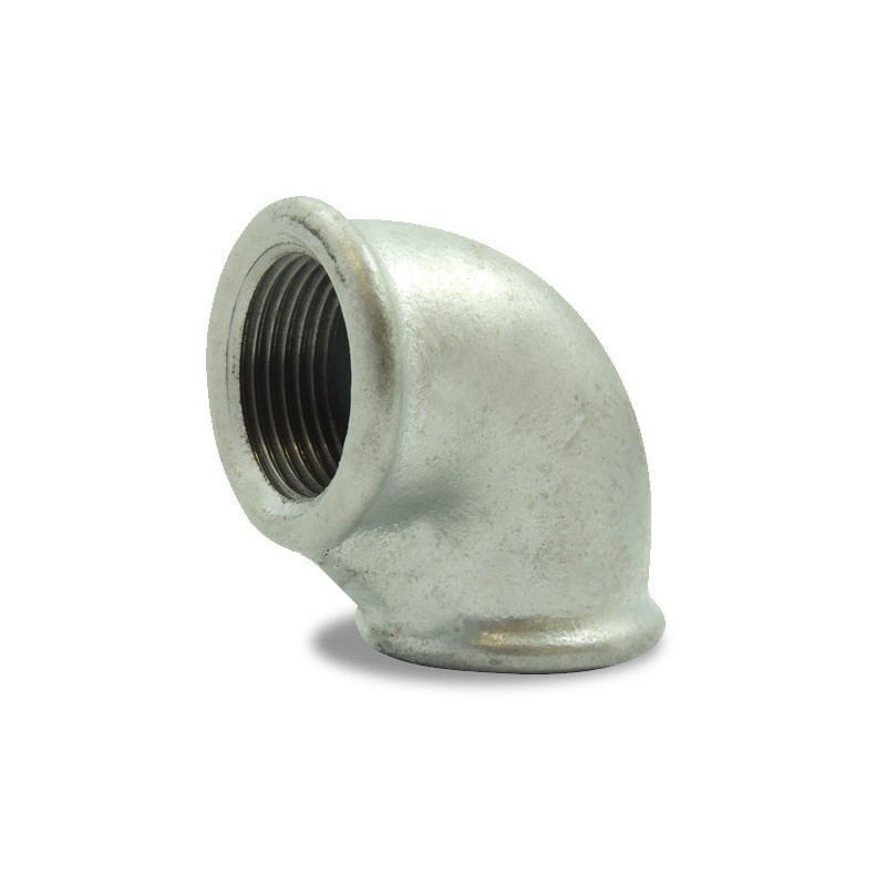 FIG 90 - Coude 90°, Femelle/Femelle, galvanisé