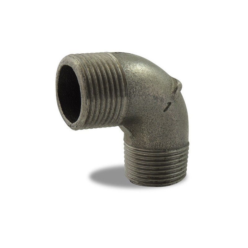 FIG 94 - Coude 90°, Mâle/Mâle, noir