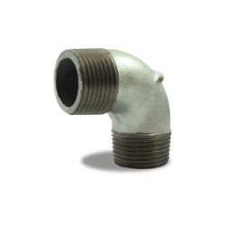 FIG 94 - Coude 90° Mâle/Mâle, galvanisé