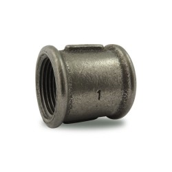 FIG 270 - Manchon Femelle/Femelle en fonte malléable, noir