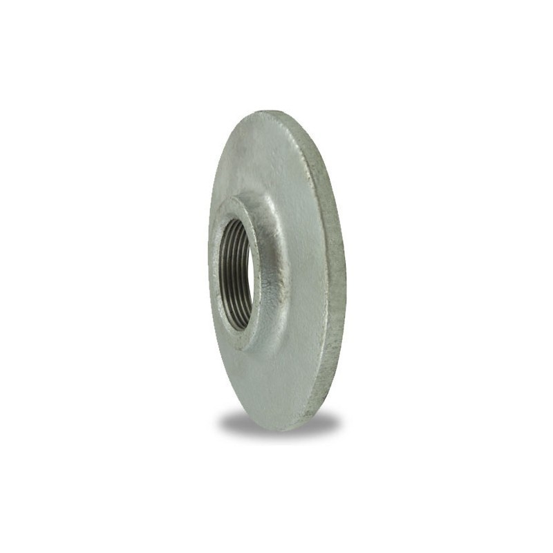 FIG 321 Bride ronde taraudée sans trou de fixation, galvanisee