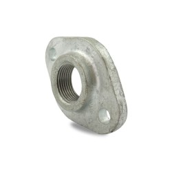 FIG 326 - Bride taraudée avec 2 trous de fixation, noir