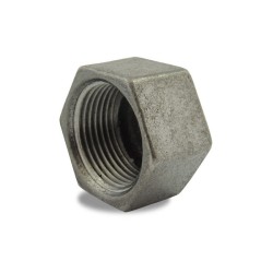 FIG 300 - Bouchon en fonte malléable, Femelle, noir