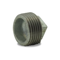 FIG 291 -  Bouchon Mâle sans butée en fonte malléable, galvanisé