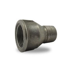 FIG 246 - Réduction Mâle/Femelle avec FM, en fonte malléable, noir