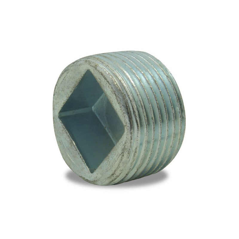 FIG 596 - Bouchon Mâle en acier, serrage interieur, galvanise