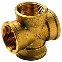 FIG 180 - Croix Femelle/Femelle/Femelle/Femelle, Laiton