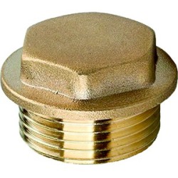 FIG 290 - Bouchon Mâle avec butée, en Laiton