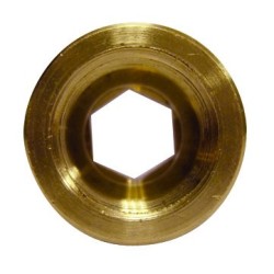 FIG 529H - Manchon égal FM Hexagonal laiton