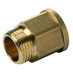 FIG 529L - Manchon égal FM long en laiton