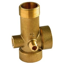 FIG 318 - Té 5 voies en laiton