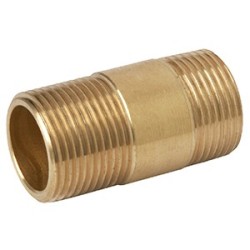 LSP - Mamelon laiton avec filetage cylindrique et conique