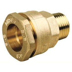 LPORM - Raccord PE laiton mâle RONCAL ACS