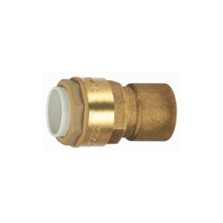 RFICU - Raccords laiton PUSH FIT femelle