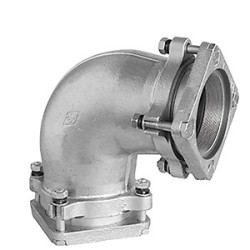 790B - Coude rapide double EO PN16 à brides