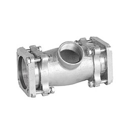 730RB - Té rapide réduit femelle EO PN16 à brides