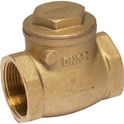 VS155/A - Clapet antiretour laiton simple battant - Joint NBR