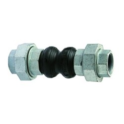 VSMU - Compensateur de dilation double soufflet - Union fonte galva - WRAS