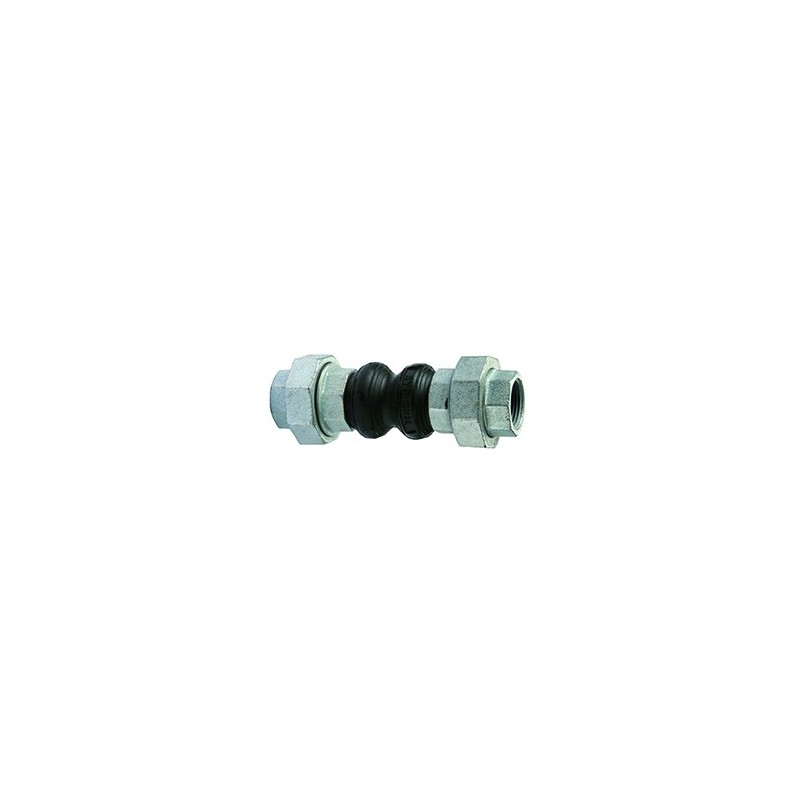 VSMU - Compensateur de dilation double soufflet - Union fonte galva - WRAS