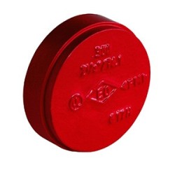 300 - Bouchon rainuré rouge