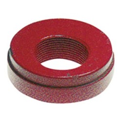 315 - Bouchon taraudé 2" concentrique rainuré rouge