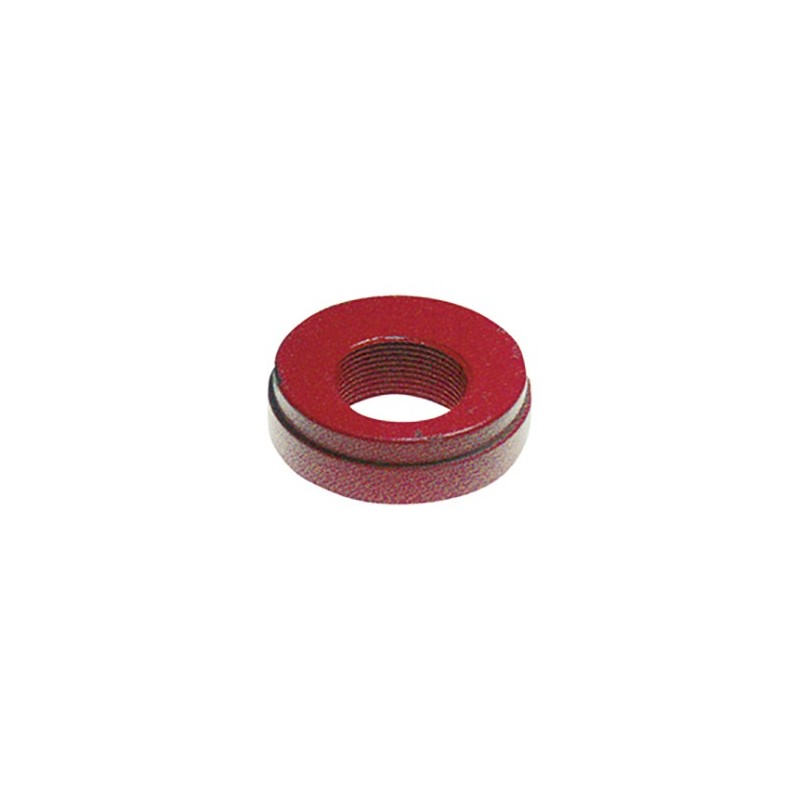 315 - Bouchon taraudé 2" concentrique rainuré rouge