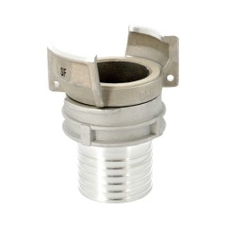 2410 - Raccord symétrique aluminium à douille annelée à verrou