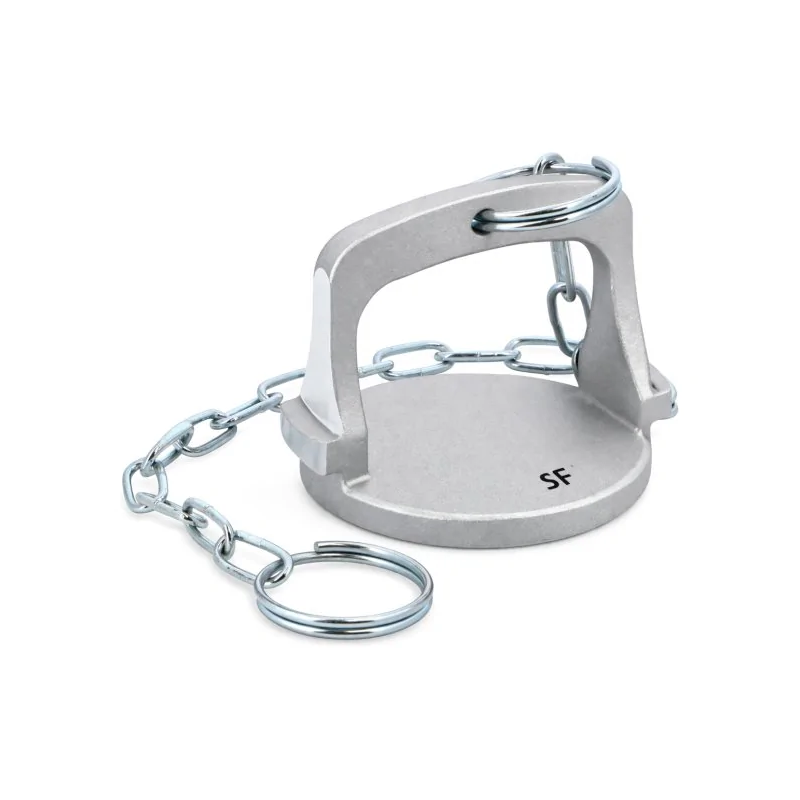 2419P - Raccord symétrique aluminium bouchon à poignée à chainette