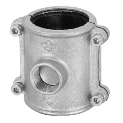 720 - Collier fonte EO galvanisé de prise en charge tube acier - joint NBR