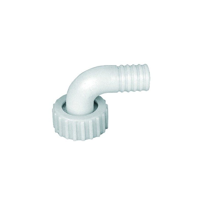 5526 - Adaptateur PA 6-6 cannelé coude avec écrou libre - raccords et adaptateurs BSPP