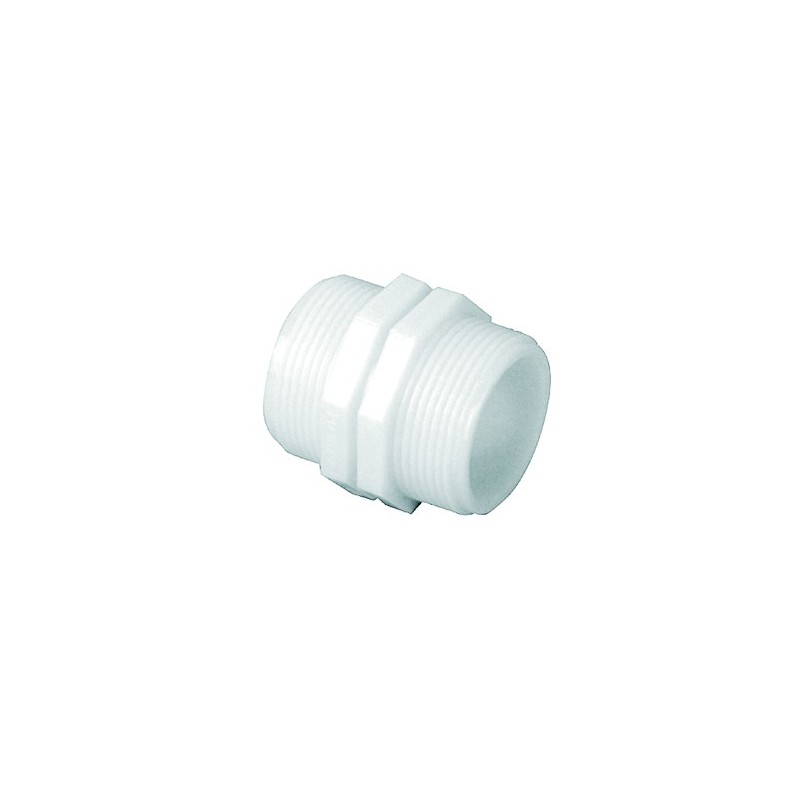 5527 - Mamelon égal en polyamide - Mâle/Mâle - raccords et adaptateurs BSPP