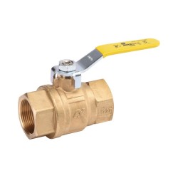 620 - Vanne à sphère laiton NF ROB-GAZ Airagas femelle femelle BSP