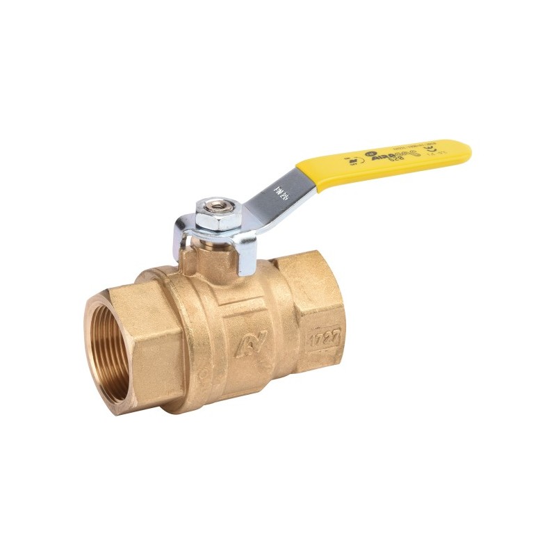 620 - Vanne à sphère laiton NF ROB-GAZ Airagas femelle femelle BSP
