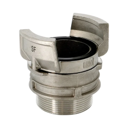 2423 - Raccord symétrique inox mâle à verrou