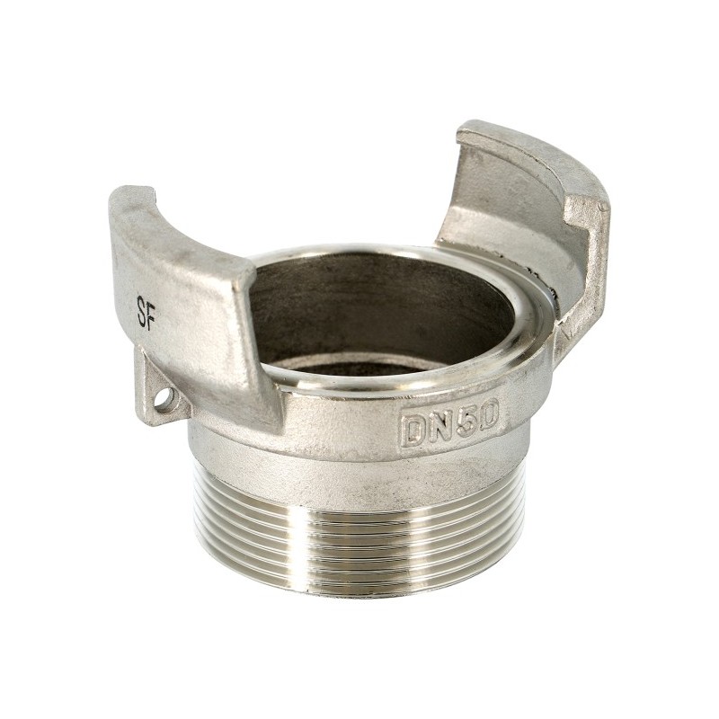 2425 - Raccord symétrique inox mâle sans verrou sans joint