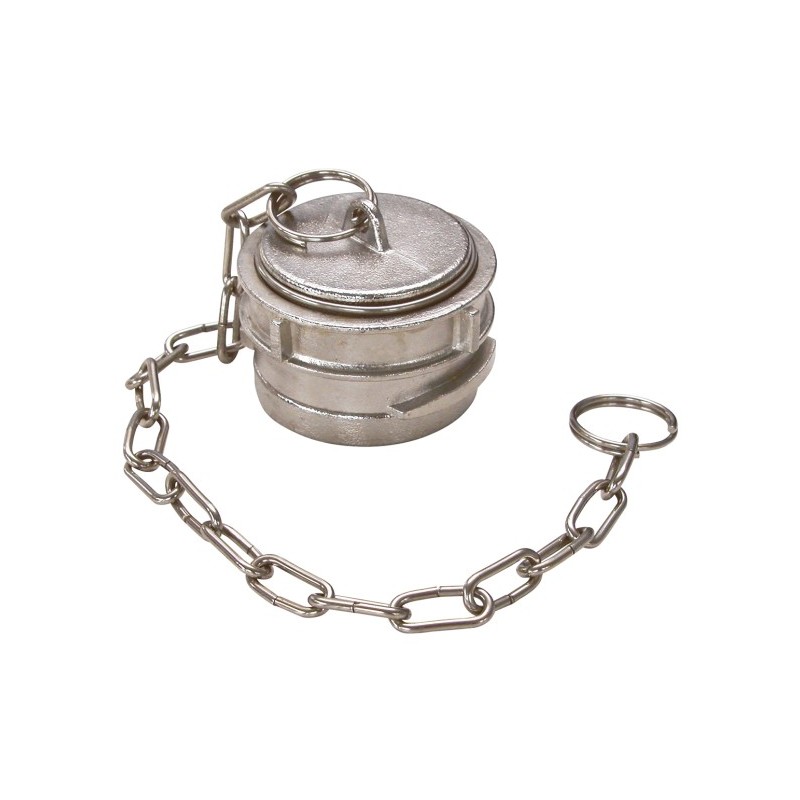2427 - Raccord symétrique inox bouchon à verrou