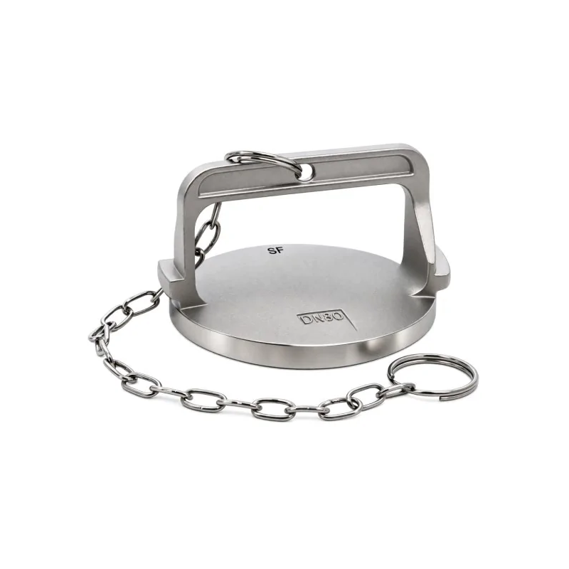 2429P - Raccord symétrique inox bouchon à poignée sans verrou
