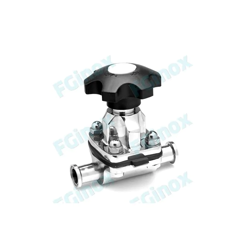 Vannes à membrane CLAMP à souder 12 Inox 316L FGINOX
